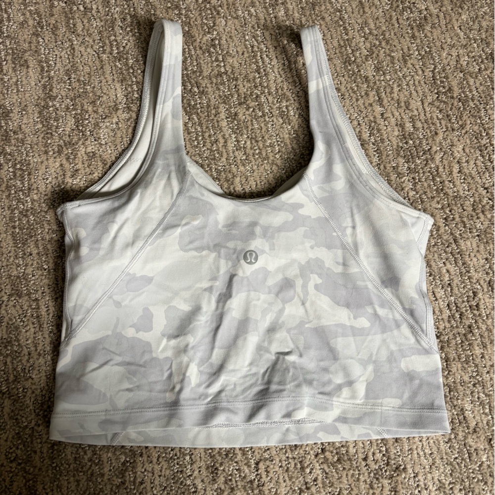 Lululemon white camo align tank